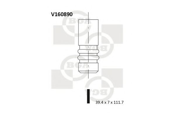V160890 BGA Inlet Valve