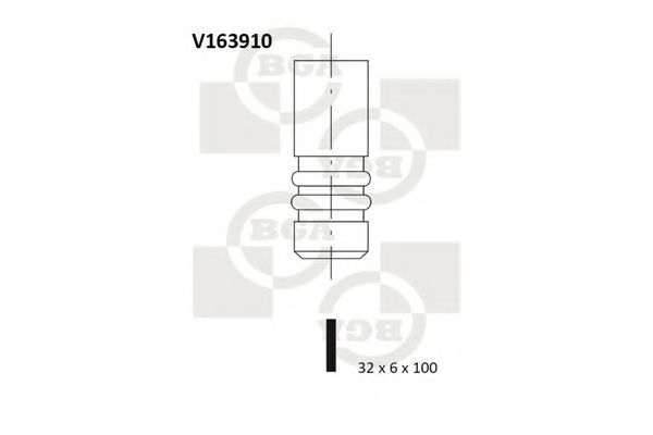 V163910 BGA Inlet Valve