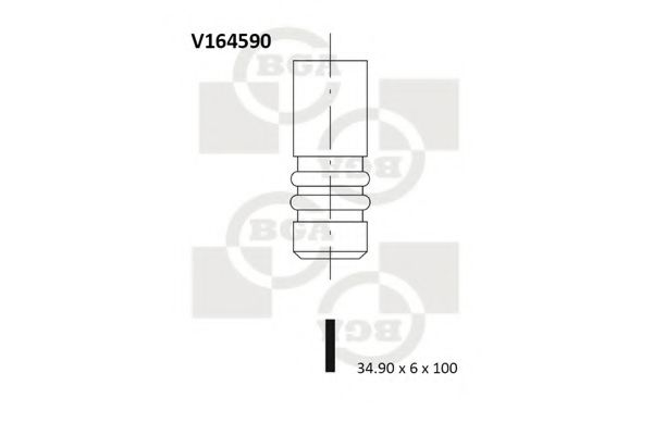 V164590 BGA Inlet Valve