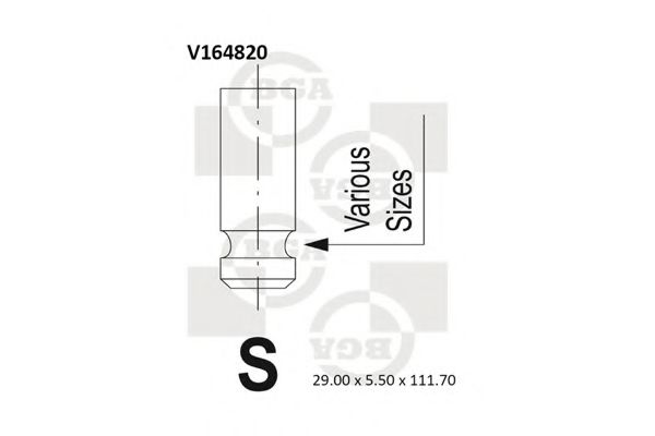 V164820 BGA Inlet Valve