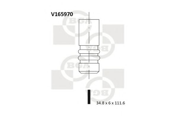 V165970 BGA Inlet Valve