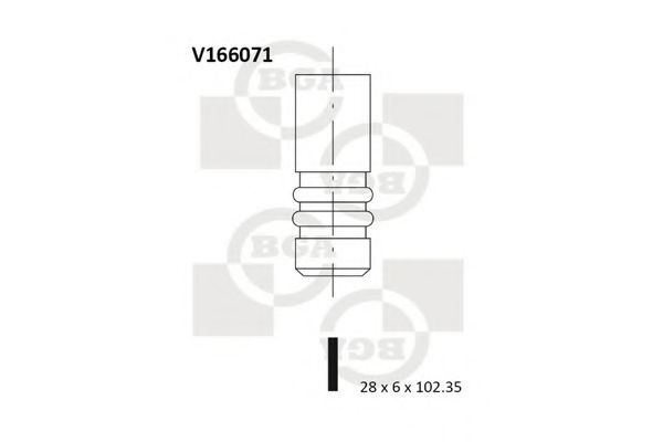 V166071 BGA Exhaust Valve