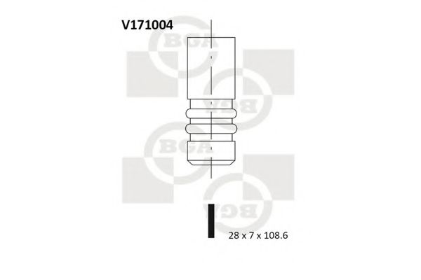 V171004 BGA Engine Timing Control Exhaust Valve