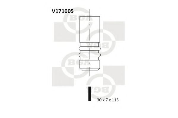 V171005 BGA Впускной клапан