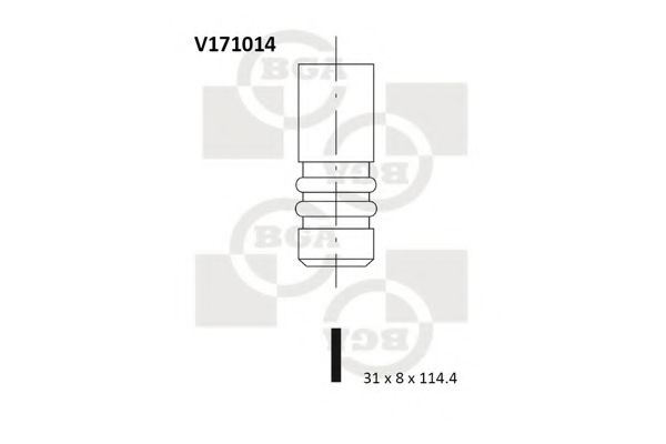 V171014 BGA Exhaust Valve