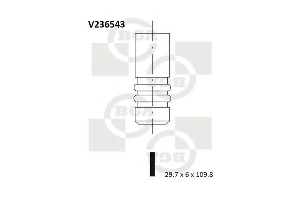 V236543 BGA Engine Timing Control Exhaust Valve