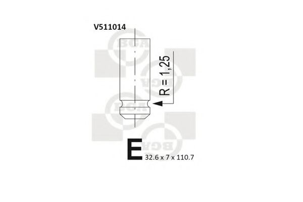 V511014 BGA Exhaust Valve