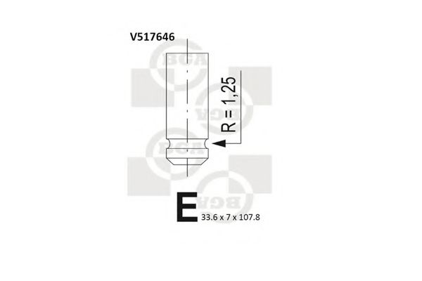 V517646 BGA Exhaust Valve