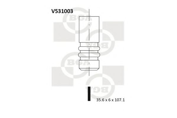 V531003 BGA Inlet Valve