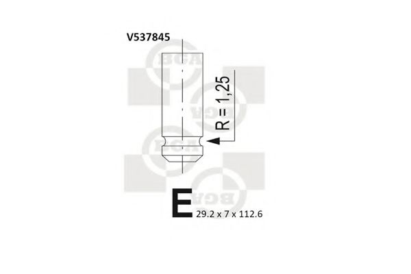 V537845 BGA Exhaust Valve