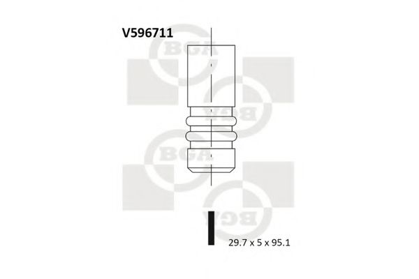 V596711 BGA Inlet Valve