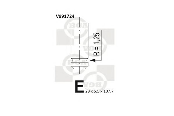 V991724 BGA Engine Timing Control Exhaust Valve