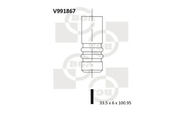 V991867 BGA Inlet Valve