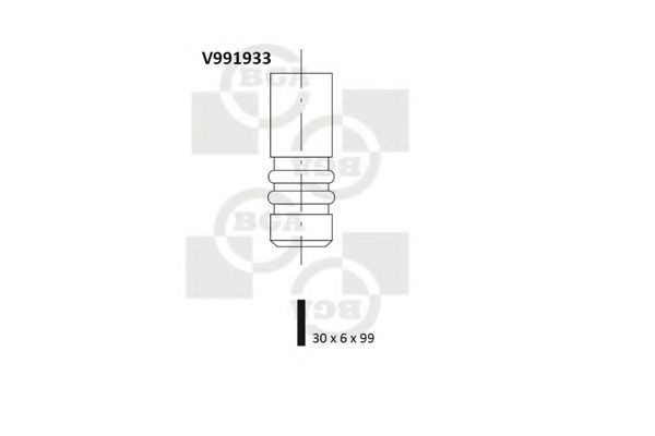 V991933 BGA Inlet Valve