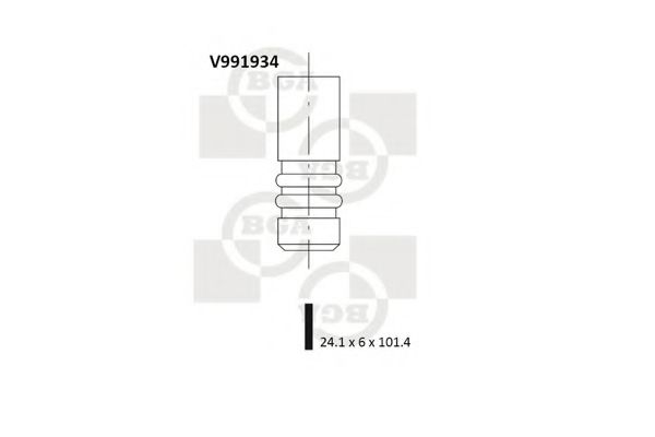 V991934 BGA Engine Timing Control Exhaust Valve