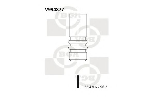 V994877 BGA Exhaust Valve