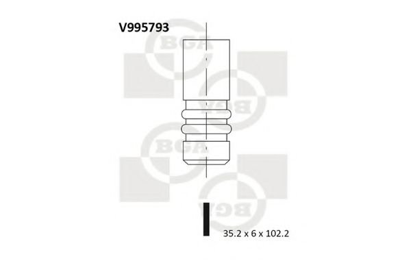 V995793 BGA Inlet Valve
