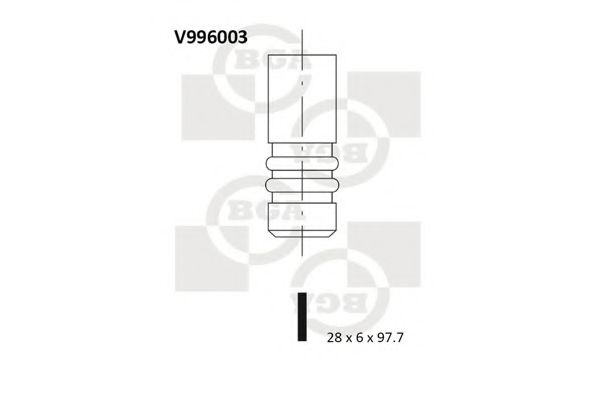 V996003 BGA Выпускной клапан