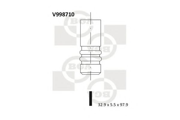 V998710 BGA Inlet Valve