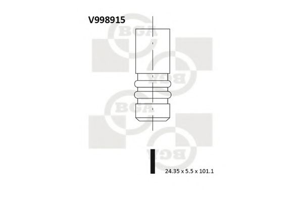V998915 BGA Exhaust Valve