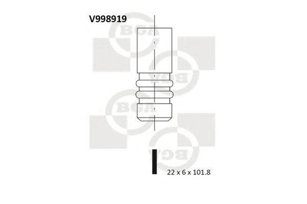 V998919 BGA Exhaust Valve