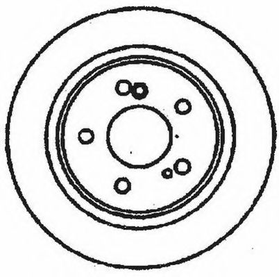 561575JC JURID Тормозная система Тормозной диск