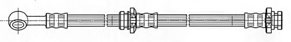 172519J JURID Brake System Brake Hose