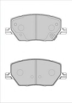 573610J JURID Brake Pad Set, disc brake
