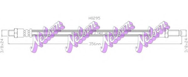 H0295 BROVEX-NELSON Brake Hose