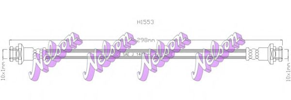 H1553 BROVEX-NELSON Brake System Brake Hose