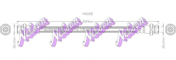 H1688 BROVEX-NELSON Brake Shoe Set