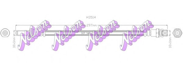 H3514 BROVEX-NELSON Brake Hose
