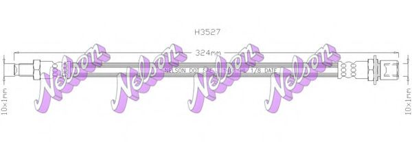 H3527 BROVEX-NELSON Brake Hose