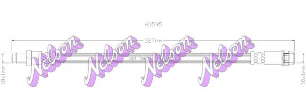 H3595 BROVEX-NELSON Brake Hose