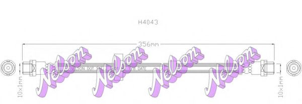 H4043 BROVEX-NELSON Brake Hose