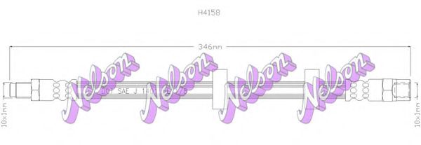 H4158 BROVEX-NELSON Brake Hose