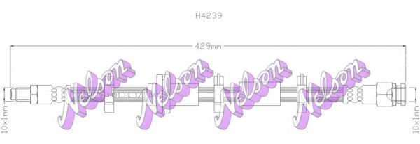 H4239 BROVEX-NELSON Brake System Brake Hose
