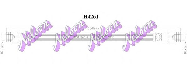 H4261 BROVEX-NELSON Brake Hose