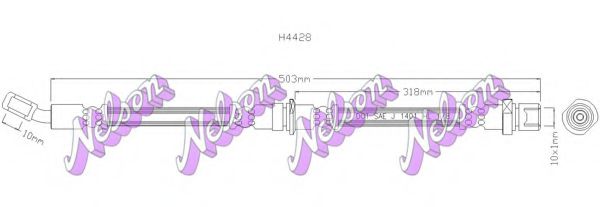 H4428 BROVEX-NELSON Brake Hose