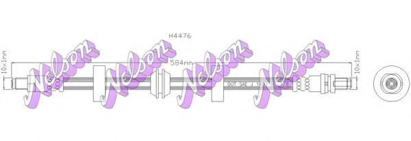 H4476 BROVEX-NELSON Brake Hose
