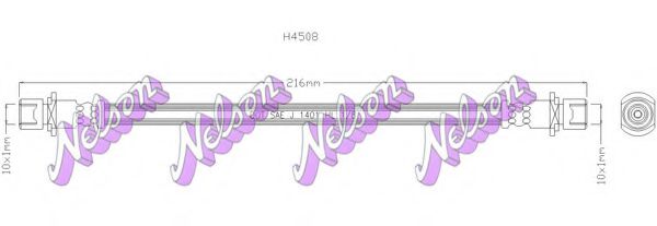 H4508 BROVEX-NELSON Brake Hose