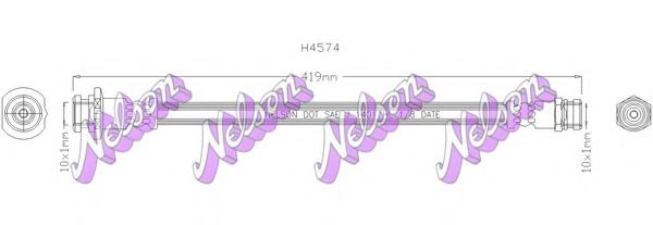 H4574 BROVEX-NELSON Brake Hose