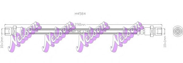 H4584 BROVEX-NELSON Brake Hose