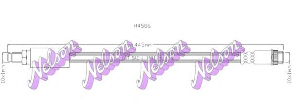 H4586 BROVEX-NELSON Brake Hose
