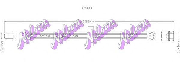 H4600 BROVEX-NELSON Brake Hose