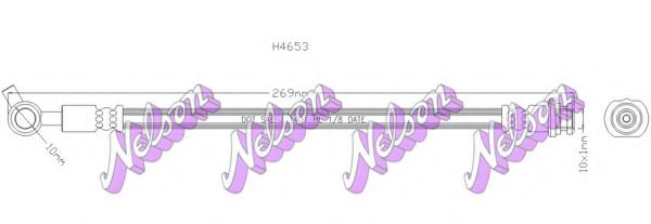 H4653 BROVEX-NELSON Brake Hose