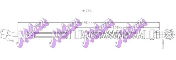 H4756 BROVEX-NELSON Brake Hose