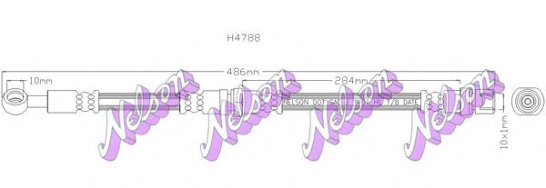H4788 BROVEX-NELSON Brake Hose