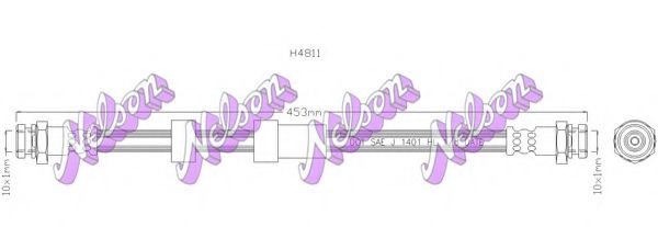 H4811 BROVEX-NELSON Brake Hose