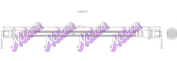 H4847 BROVEX-NELSON Brake Hose